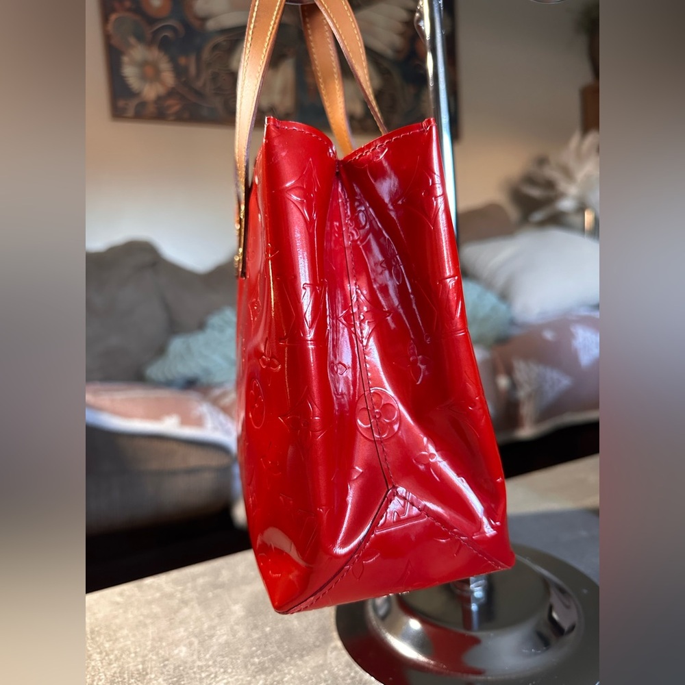 Louis Vuitton Reade PM Red Vernis monogram vintage bag - Picture 4 of 15